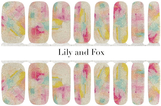 Lily And Fox - Nail Wrap - Glitz And Glam – Sleek Nail